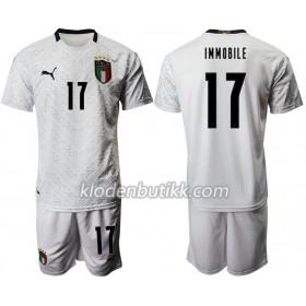 Italia Ciro Immobile 17 Barn Bortedraktsett Euro 2020 Kortermet (+ Korte bukser)